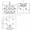 elevator parts/progressive safety gear/device-ZXA-188B-single lift